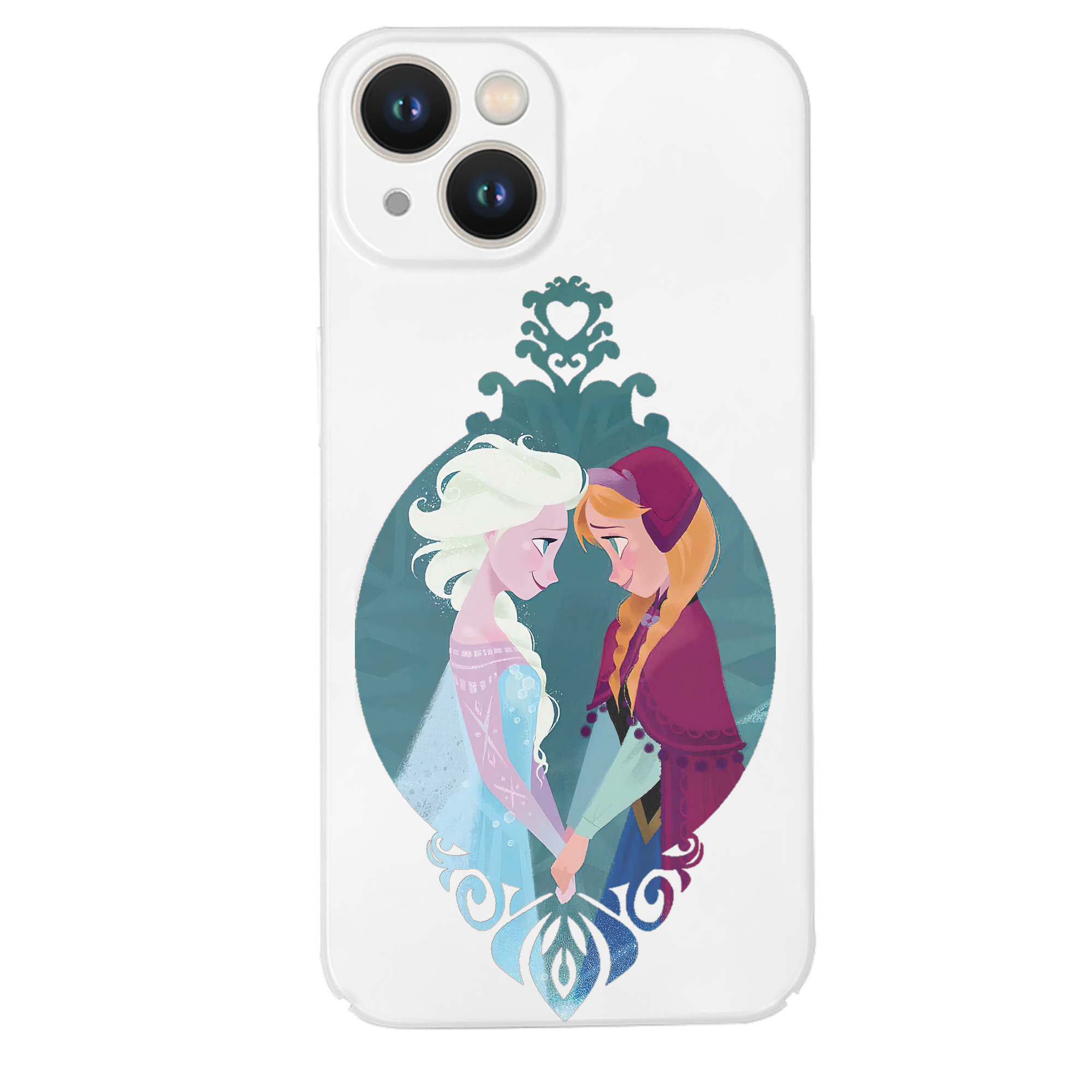（画像用） アナと雪の女王 アンナ エルサ Frozen Anna Elsa 【iPhone 14シリーズ対応】ハードケース